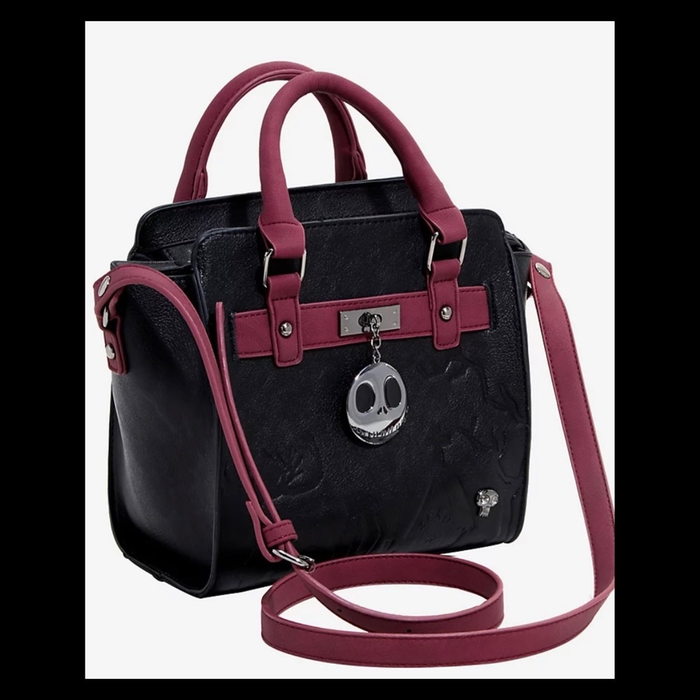 Nightmare Before Christmas satchel -wine/black NEW